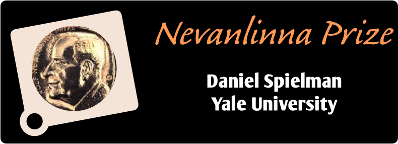 Rolf Nevanlinna Prize-Daniel Spielman