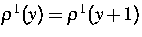 $\rho^1(y) = \rho^1(y+1)$