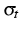 $\, \sigma_{t} \,$