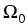 $ \Omega_{0}^{}$
