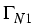 $\displaystyle \Gamma_{{N1}}^{}$