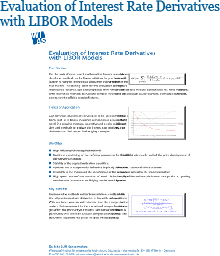 Evaluation of Interest Rate Derivatives Flyer
