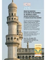 ICM 2010 Poster 1 - Charminar, Hyderabad