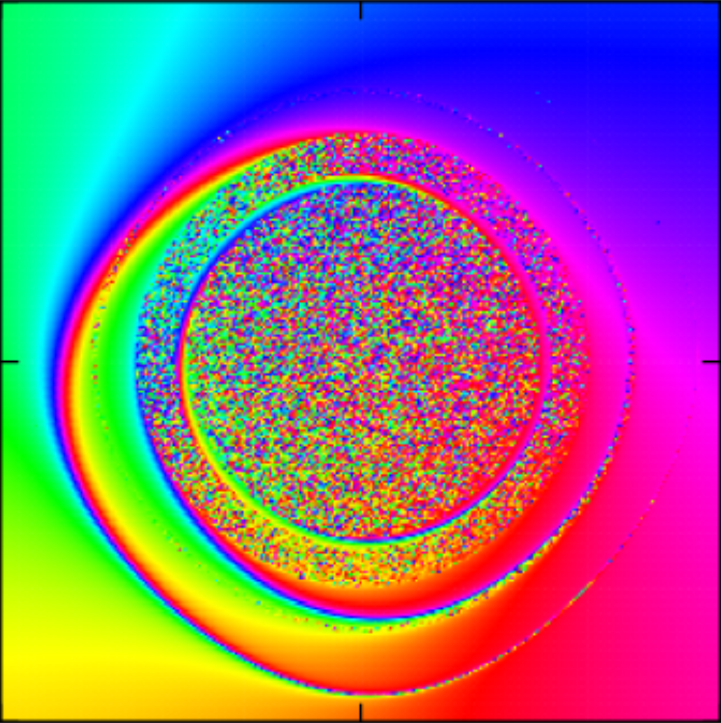 Coherence-incoherence pattern in a two-dimensional array of coupled phase oscillators